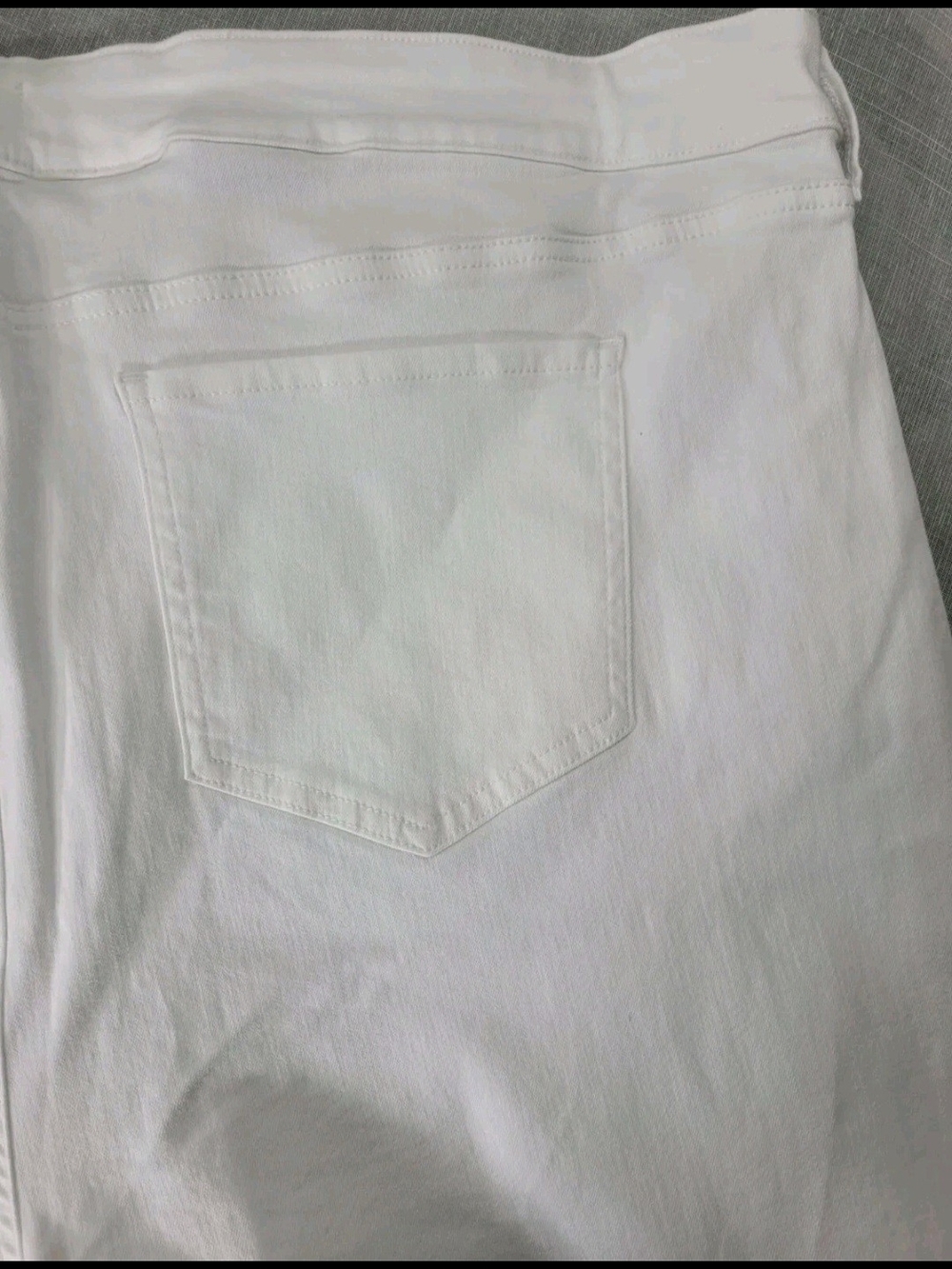 Nydj Women's Shorts Plus Size 24W Ella Side Slits Optic White Stretch New 20 - Picture 7 of 10